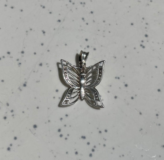 Vintage Silver Butterfly