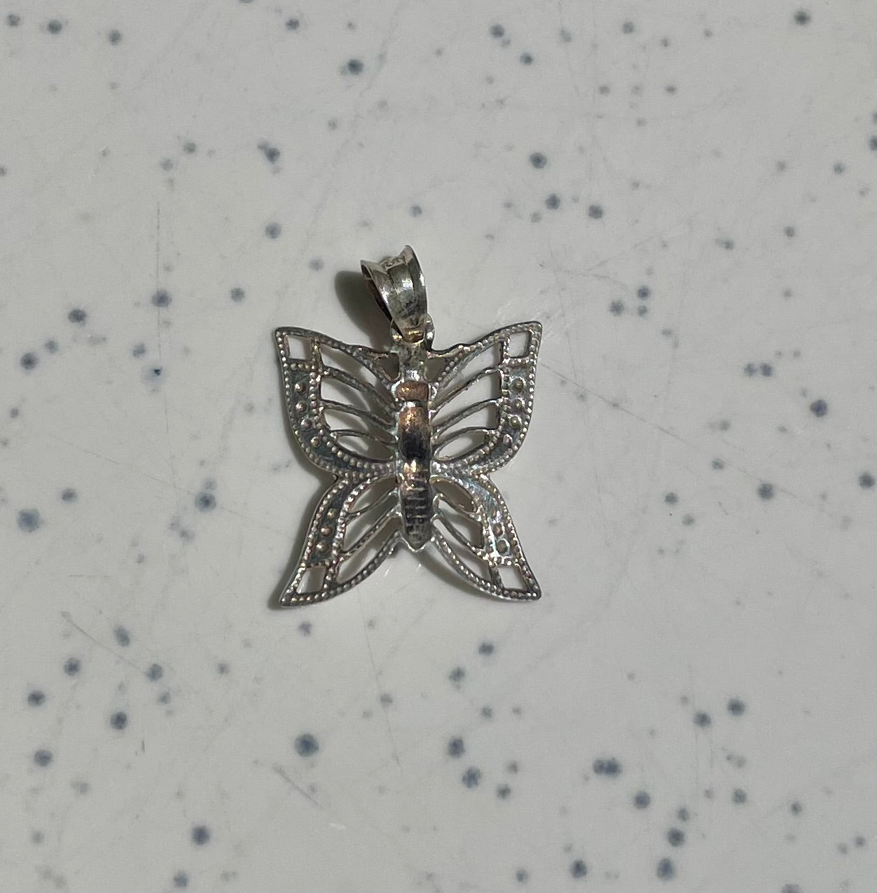 Vintage Silver Butterfly