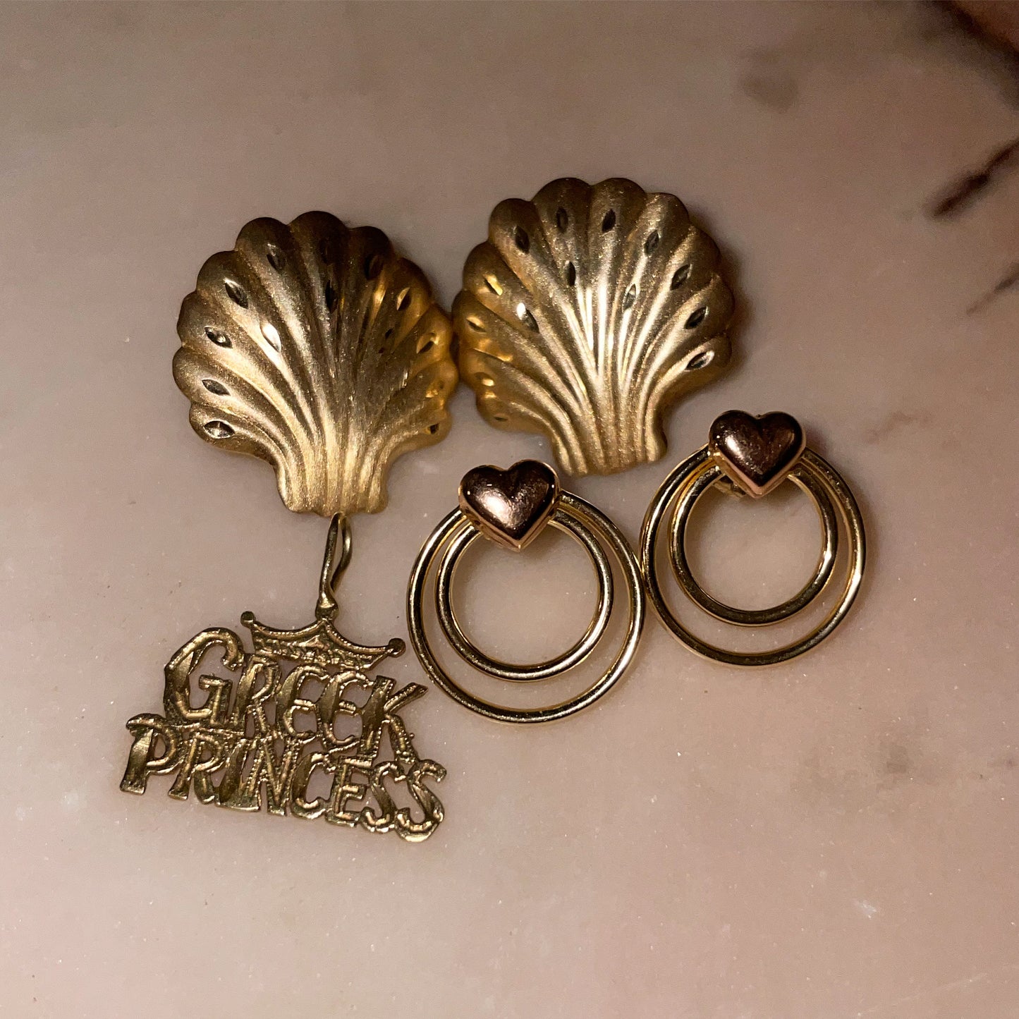 Scalloped Shell Stud