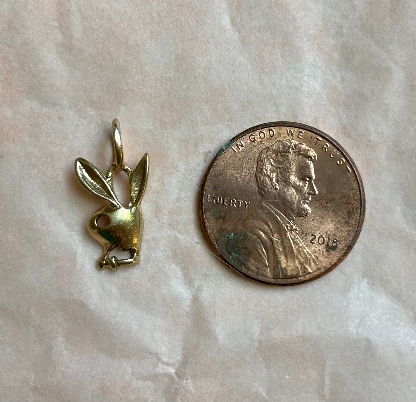 Vintage Playboy Bun Charm