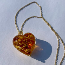 Load image into Gallery viewer, Puffy Glass Murano Heart Charm
