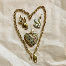 Load image into Gallery viewer, Quilted Heart Charm
