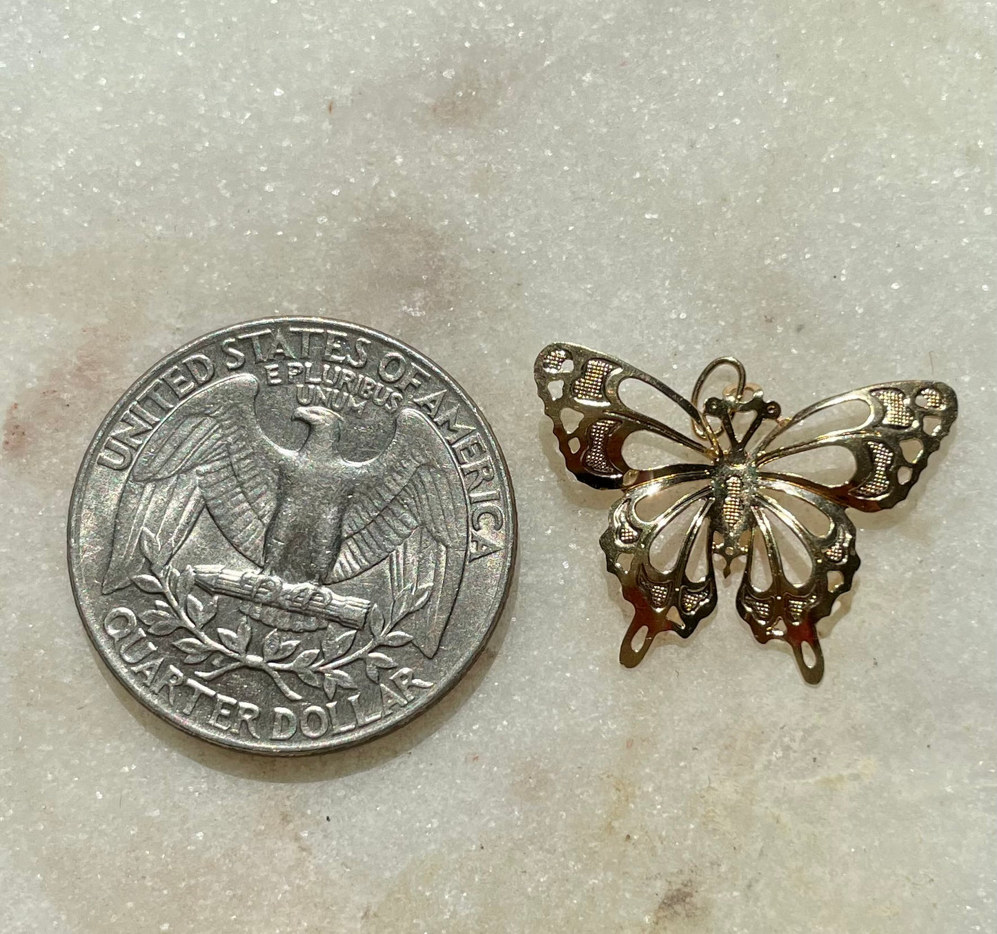 Delicate Vintage Butterfly charm
